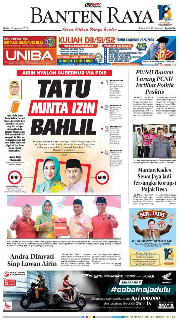 Banten Raya 26-8-2024