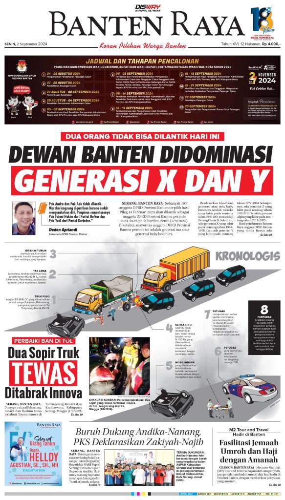 Banten Raya 2 September 2024