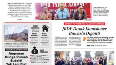 26 Februari 2025 Epaper Banten Raya