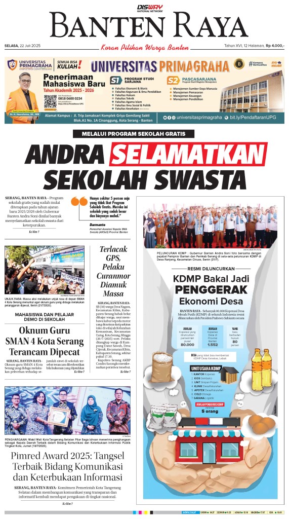 Epaper Banten Raya Epaper Banten Raya