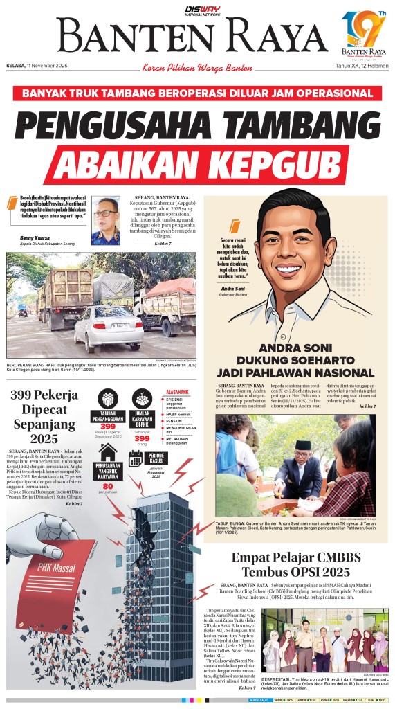 11 November 2025 Epaper Banten Raya