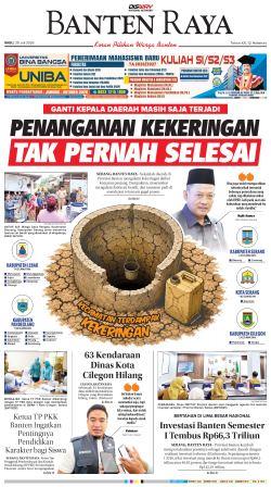 29 Juli 2026 Epaper Banten Raya