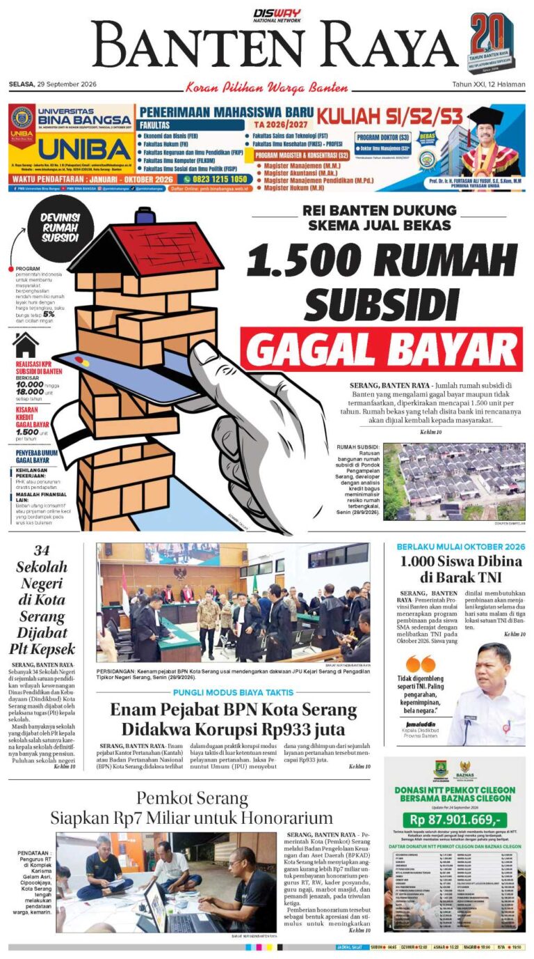 Epaper Banten Raya Epaper Banten Raya